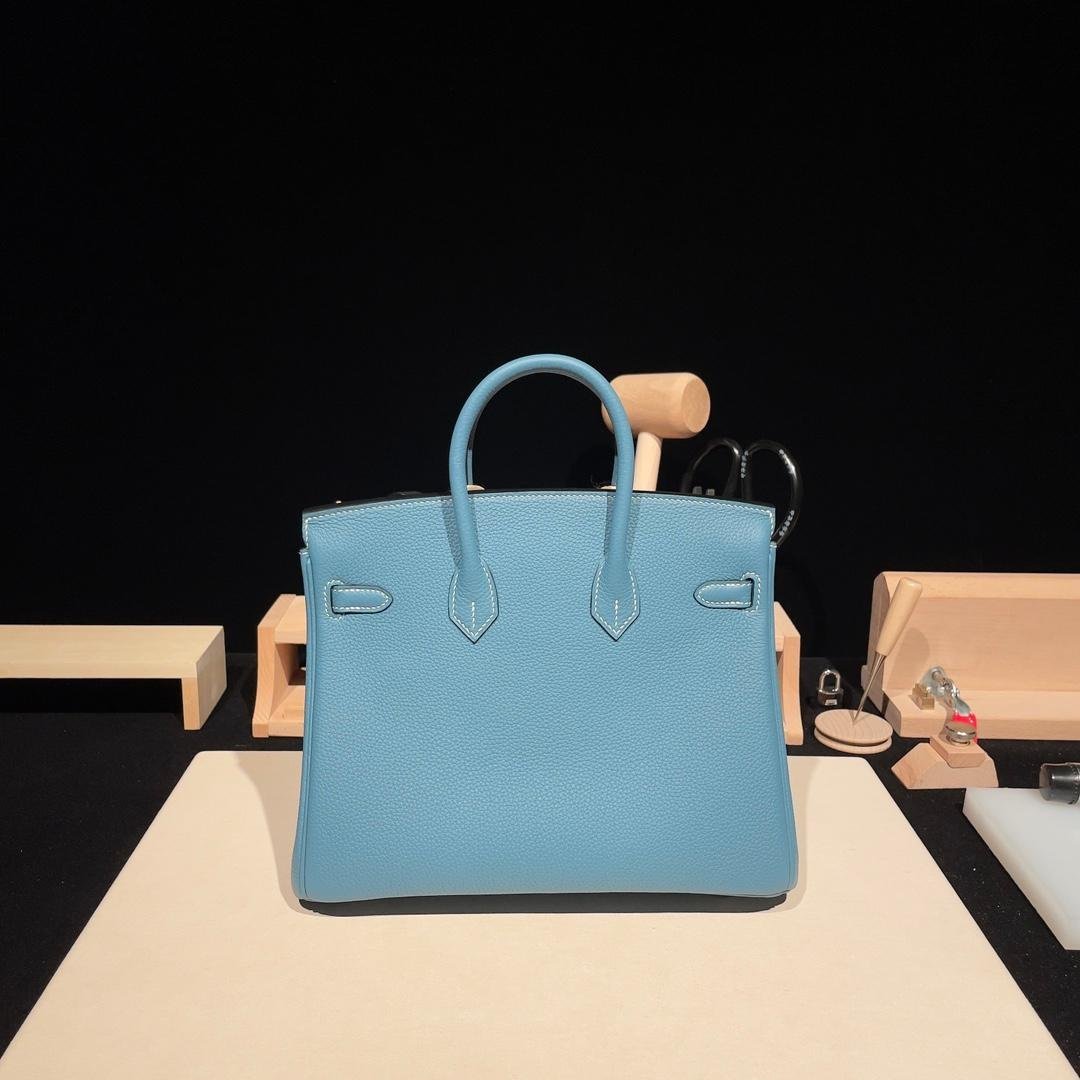 Birkin Denim Blue Togo Leather 25CM/30CM - 图片 4