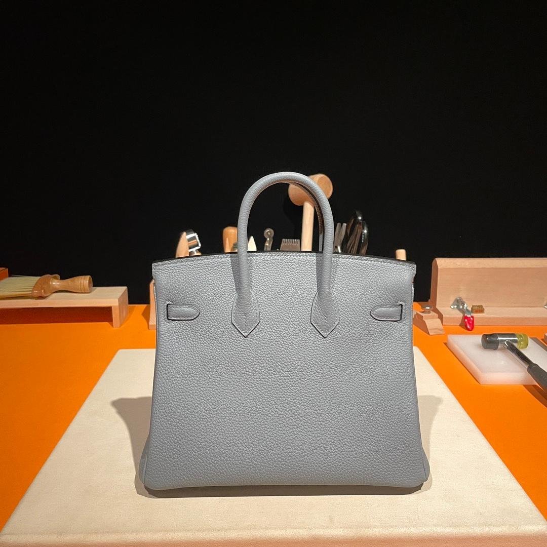 Birkin Linen Blue Togo Leather 25CM/30CM - 图片 9