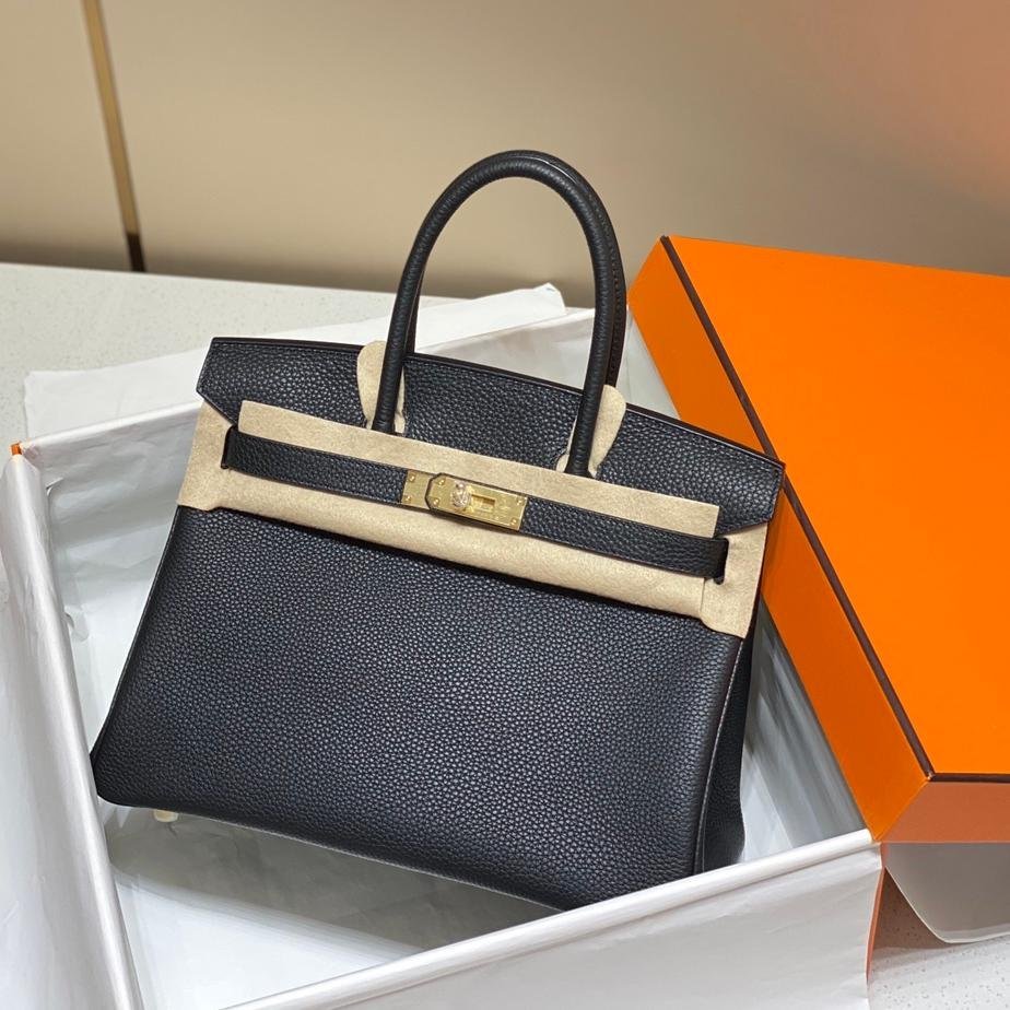 Birkin Black Togo Leather Bag – 25cm / 30cm | Iconic Elegance, Everyday Versatility