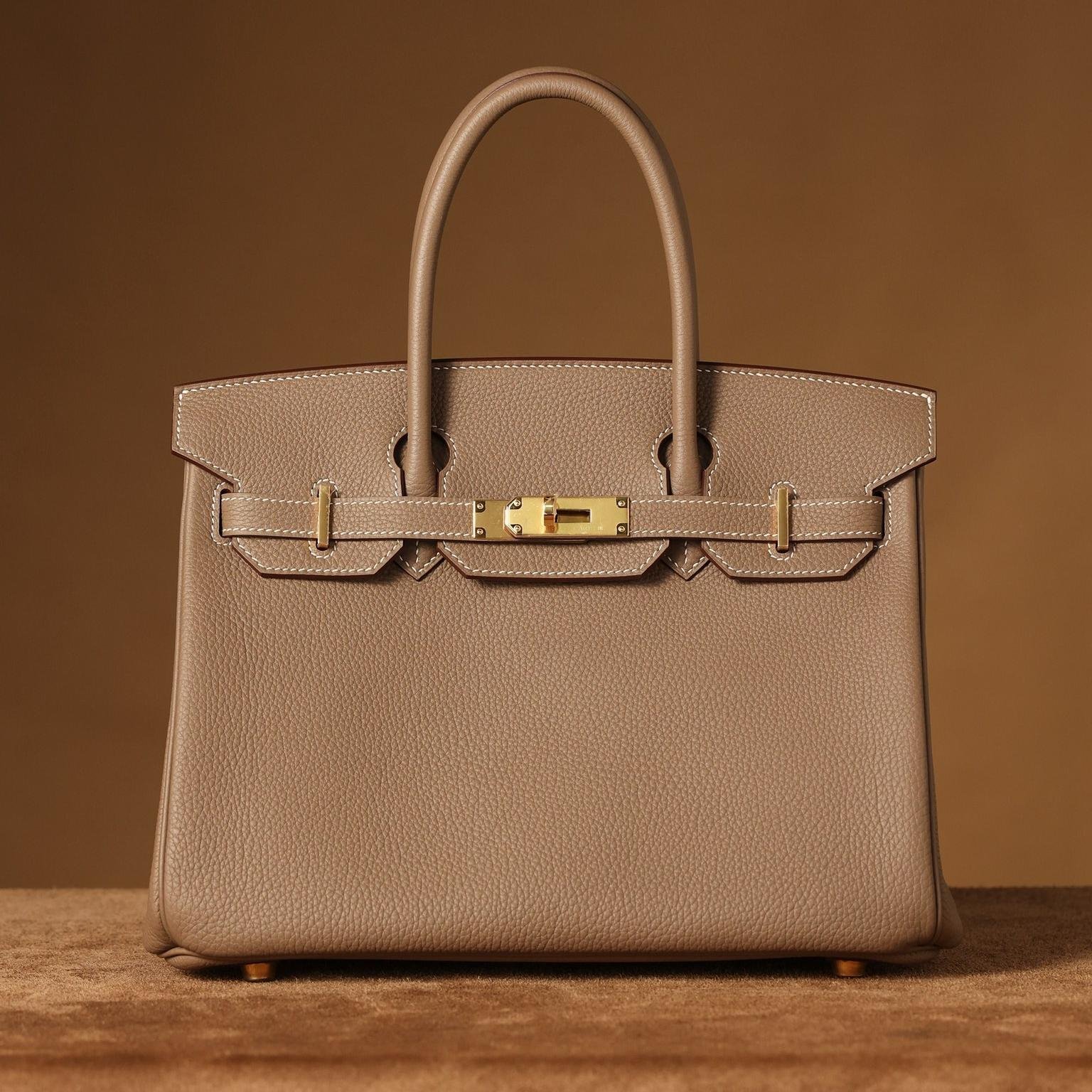 Birkin Elephant Grey Togo Leather 25CM/30CM - 图片 3