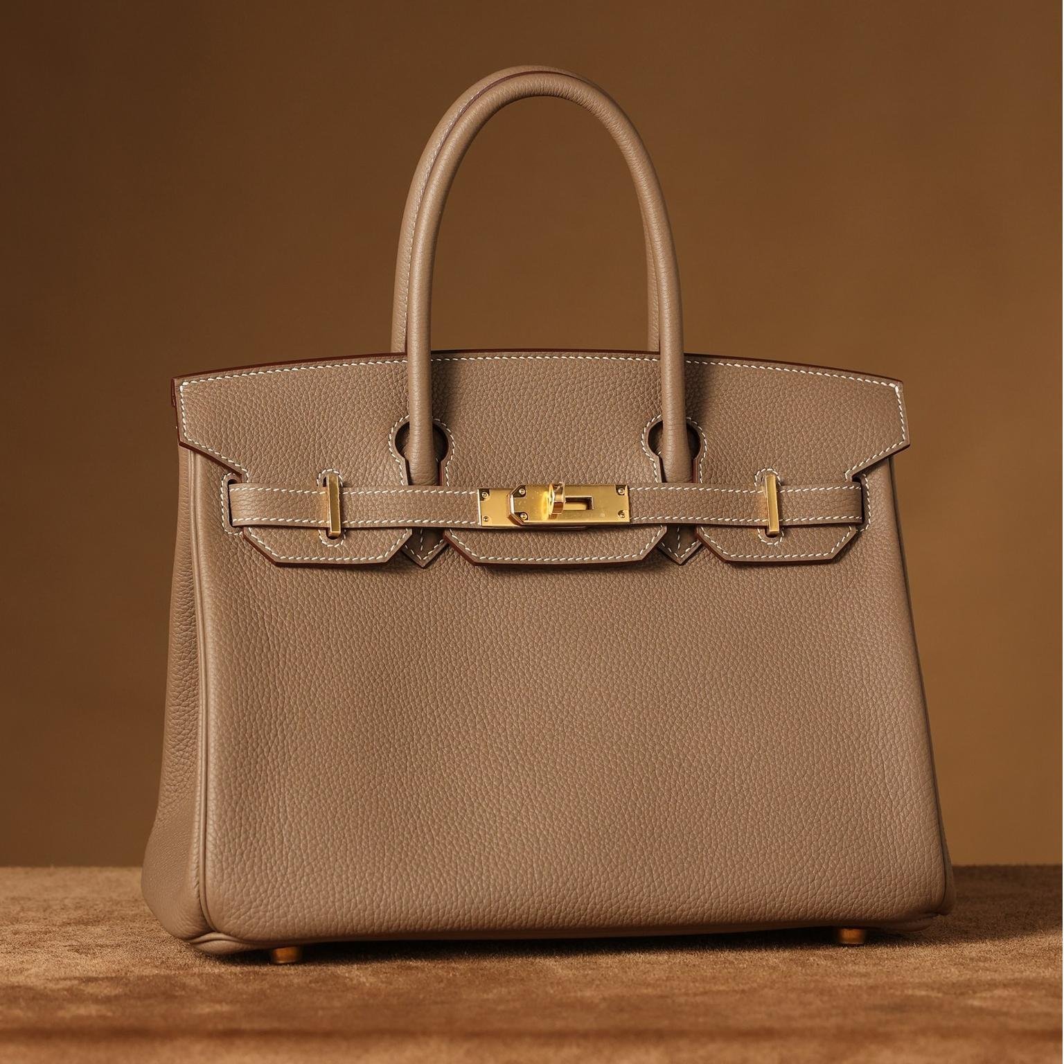 Birkin Elephant Grey Togo Leather 25CM/30CM - 图片 5