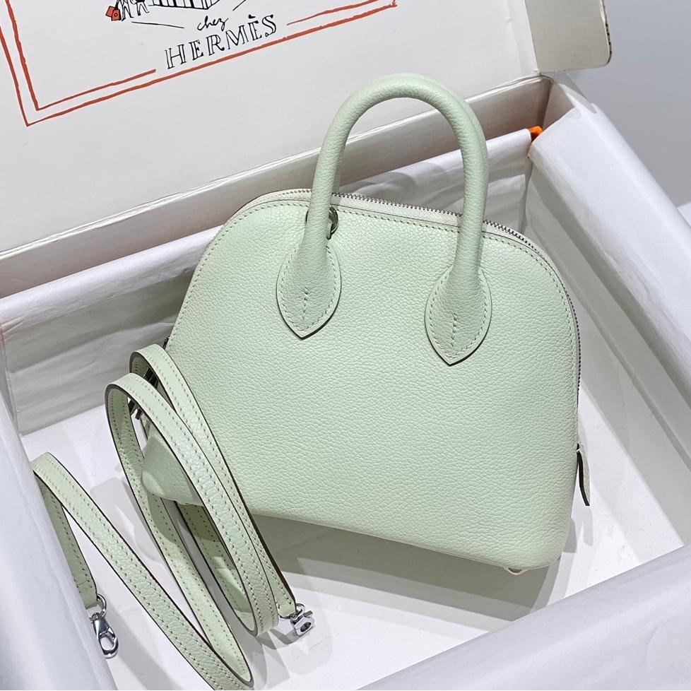 Mini Bolide Bowling Bubble Green Evercolor Leather - 图片 2