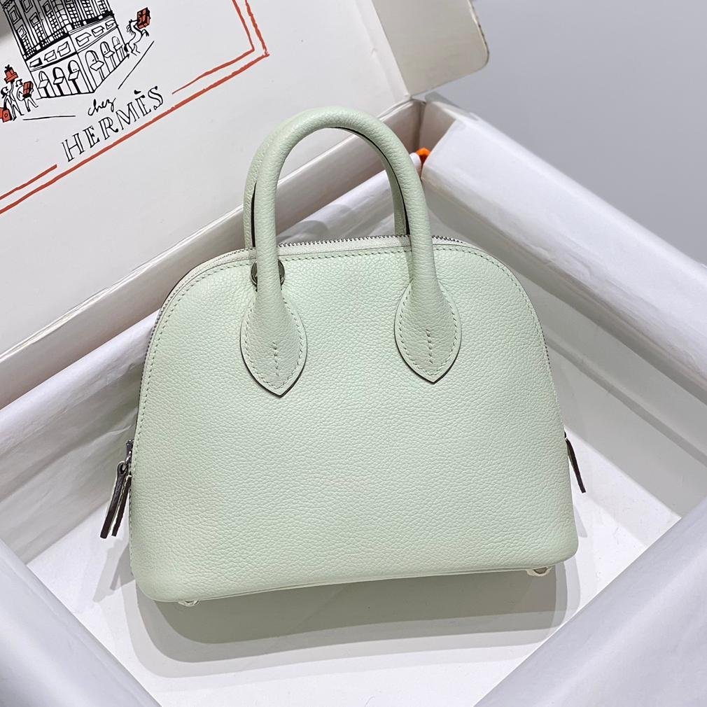 Mini Bolide Bowling Bubble Green Evercolor Leather - 图片 3