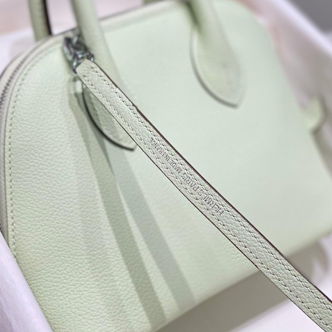Mini Bolide Bowling Bubble Green Evercolor Leather - 图片 6
