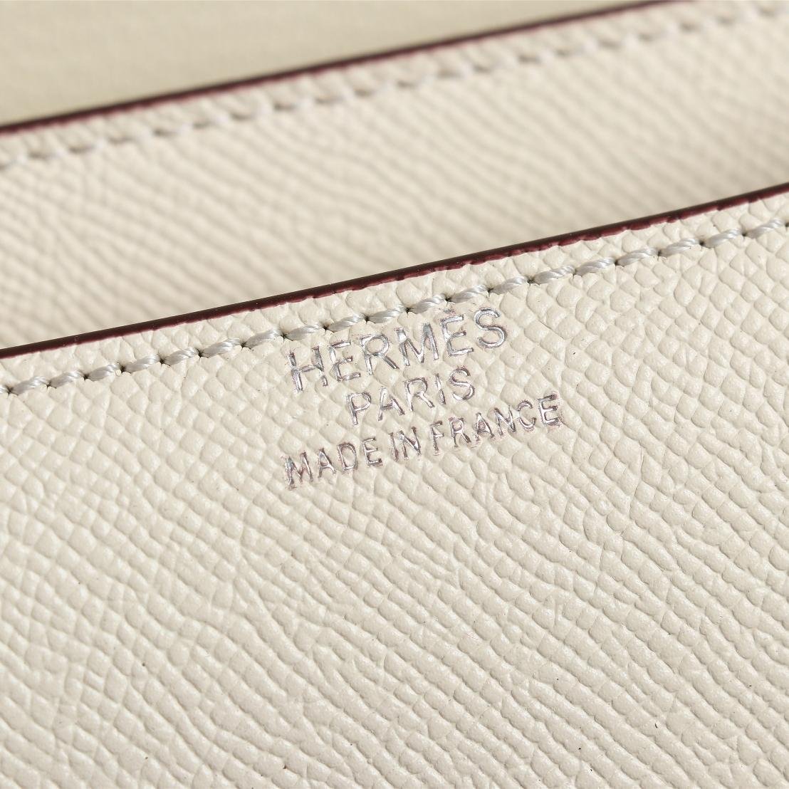 Constance Cream Epsom Leather Silver Hardware Large 20CM/23CM - 图片 8