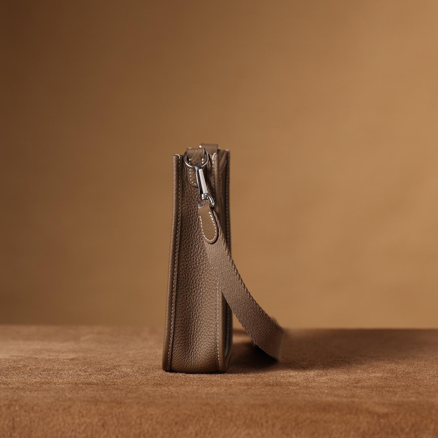 Evelyne Epsom Elephant Grey Silver Hardware 18CM - 图片 3