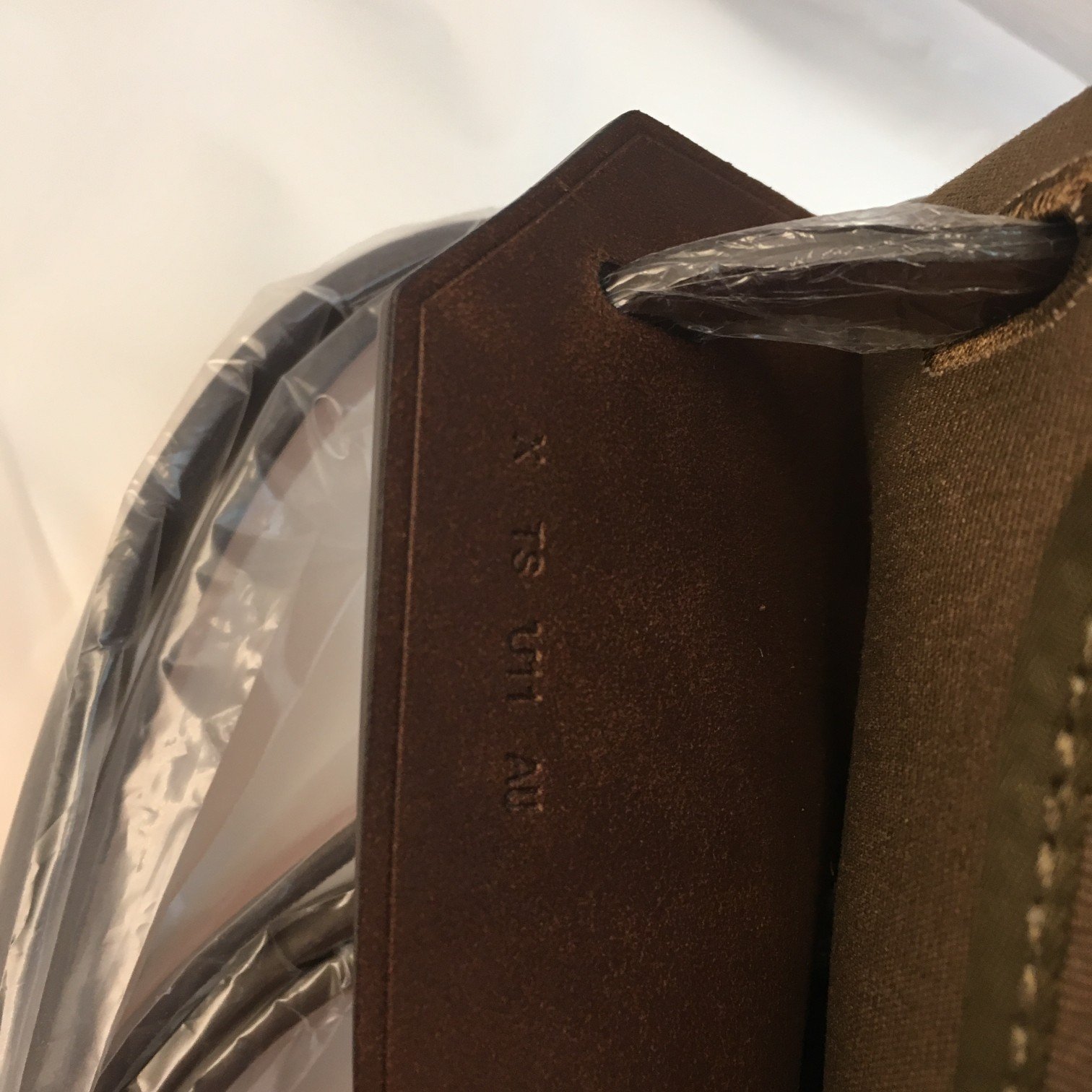 Herbag Elephant Grey Canvas Calfskin 31CM - 图片 9