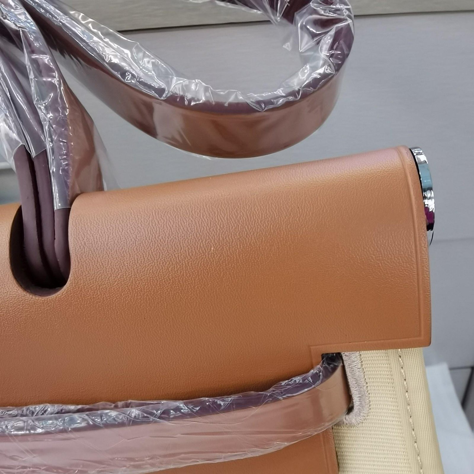 Herbag Off-white Canvas Calfskin 31CM - 图片 8