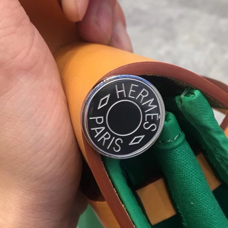 herbag Green Canvas Calfskin 31CM - 图片 4