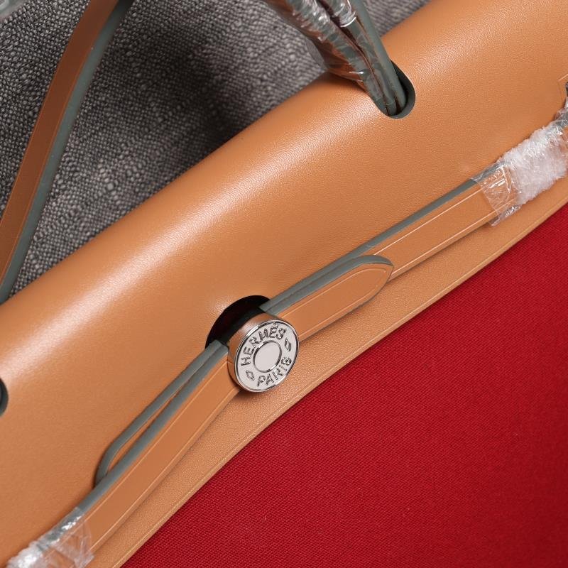herbag Red Canvas Calfskin 31CM - 图片 7