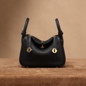 Lindy Black TC Leather with Gold Hardware 19CM