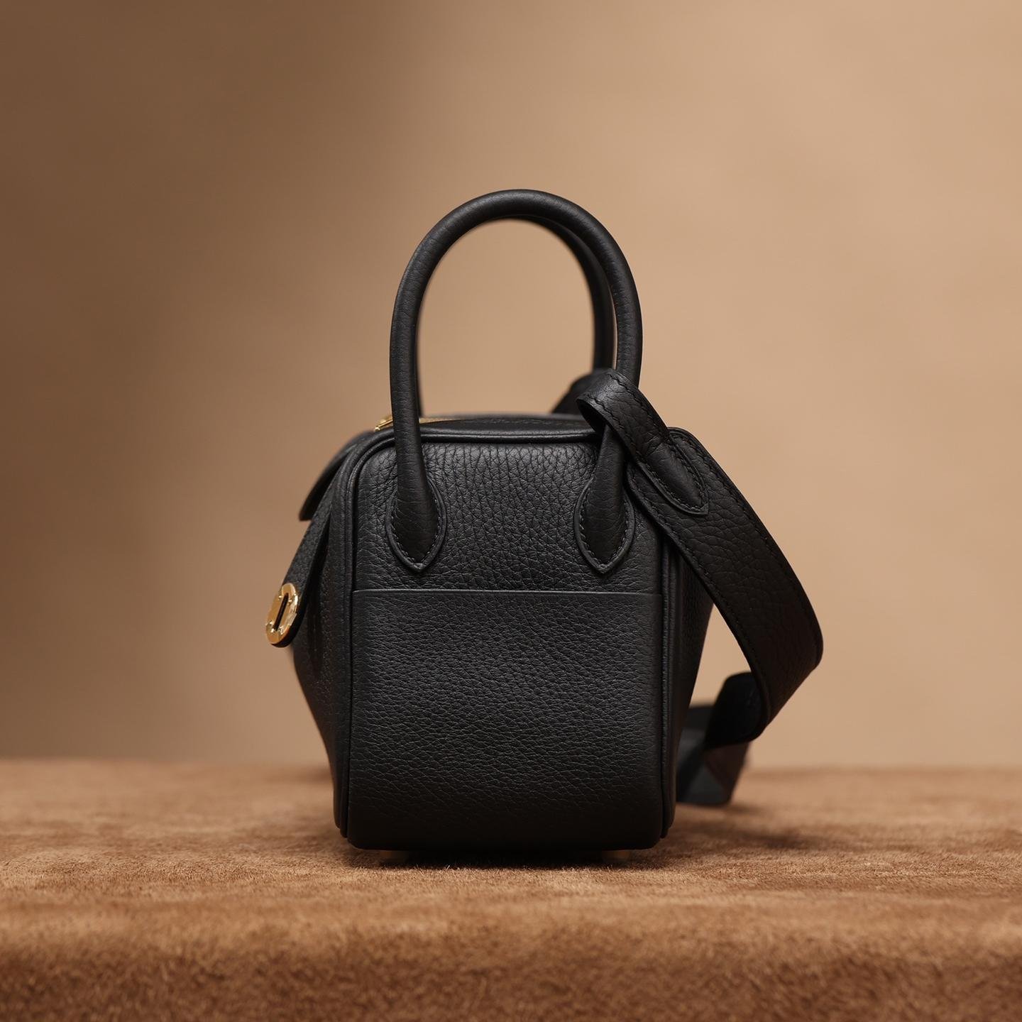 Lindy Black TC Leather with Gold Hardware 19CM - 图片 3
