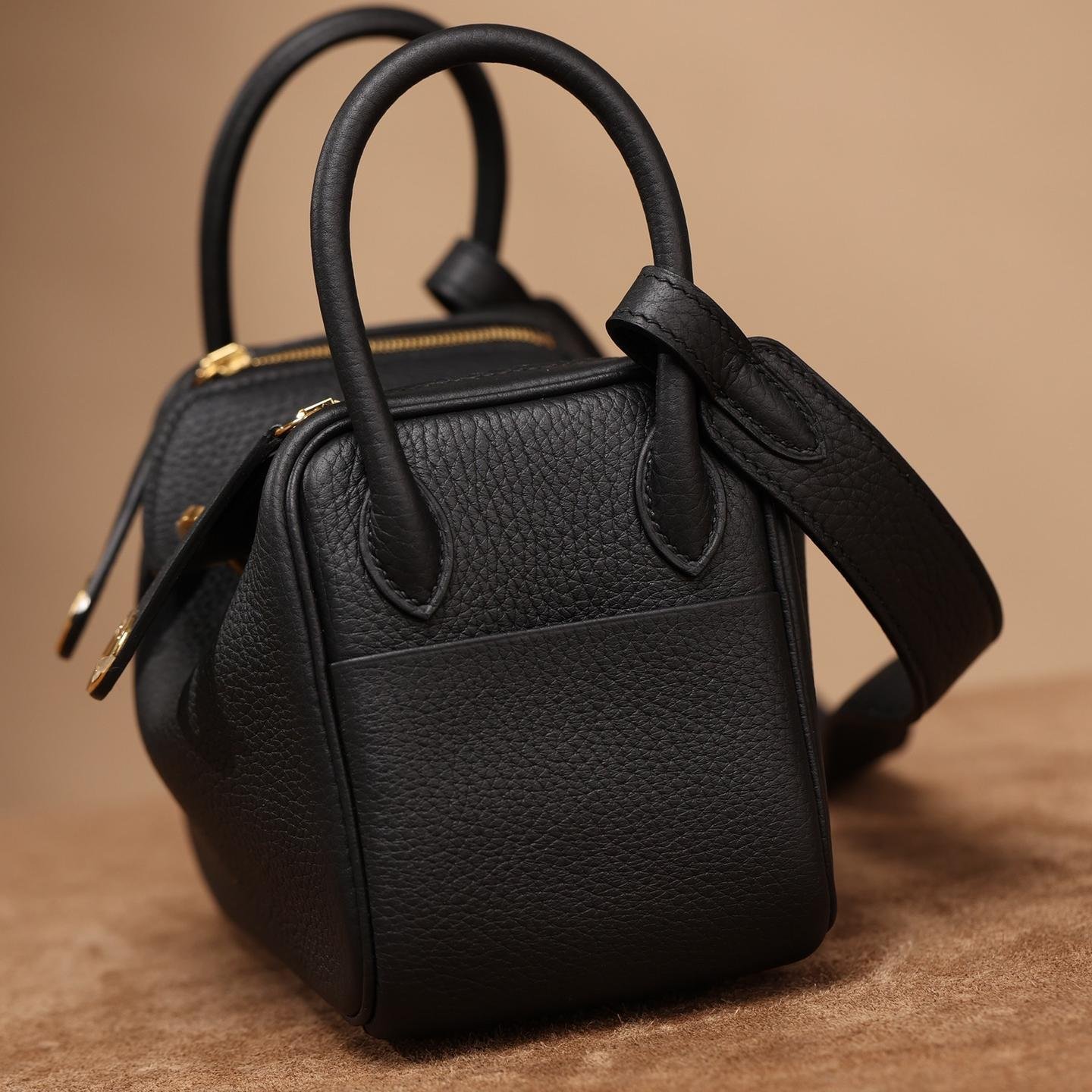 Lindy Black TC Leather with Gold Hardware 19CM - 图片 8