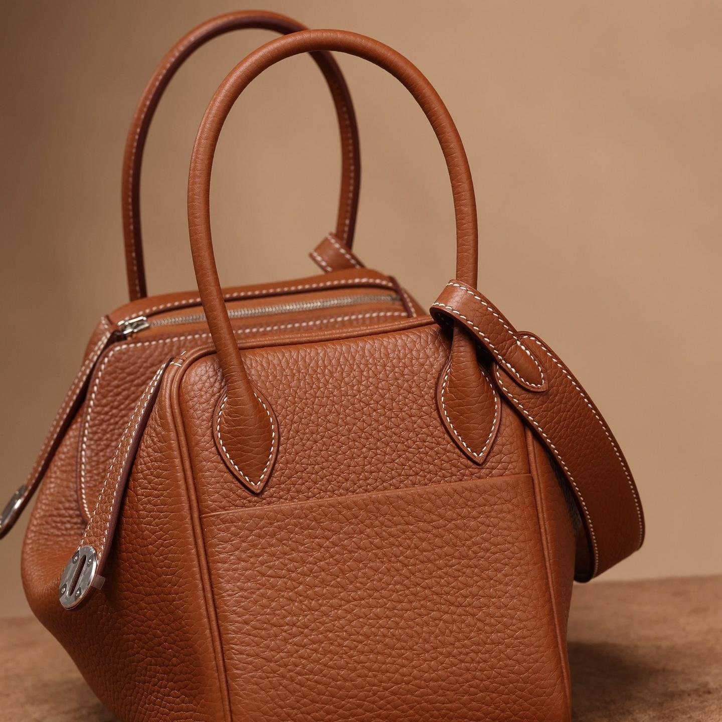 Lindy Gold Brown TC Leather with Silver Hardware 26CM - 图片 8