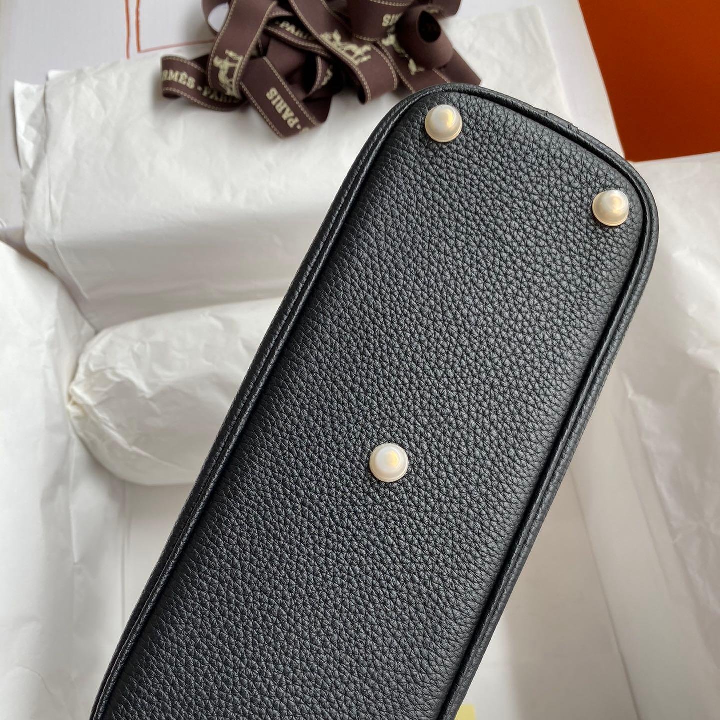 Bolide Black Togo Leather Gold Hardware Waxed Thread 27CM - 图片 9