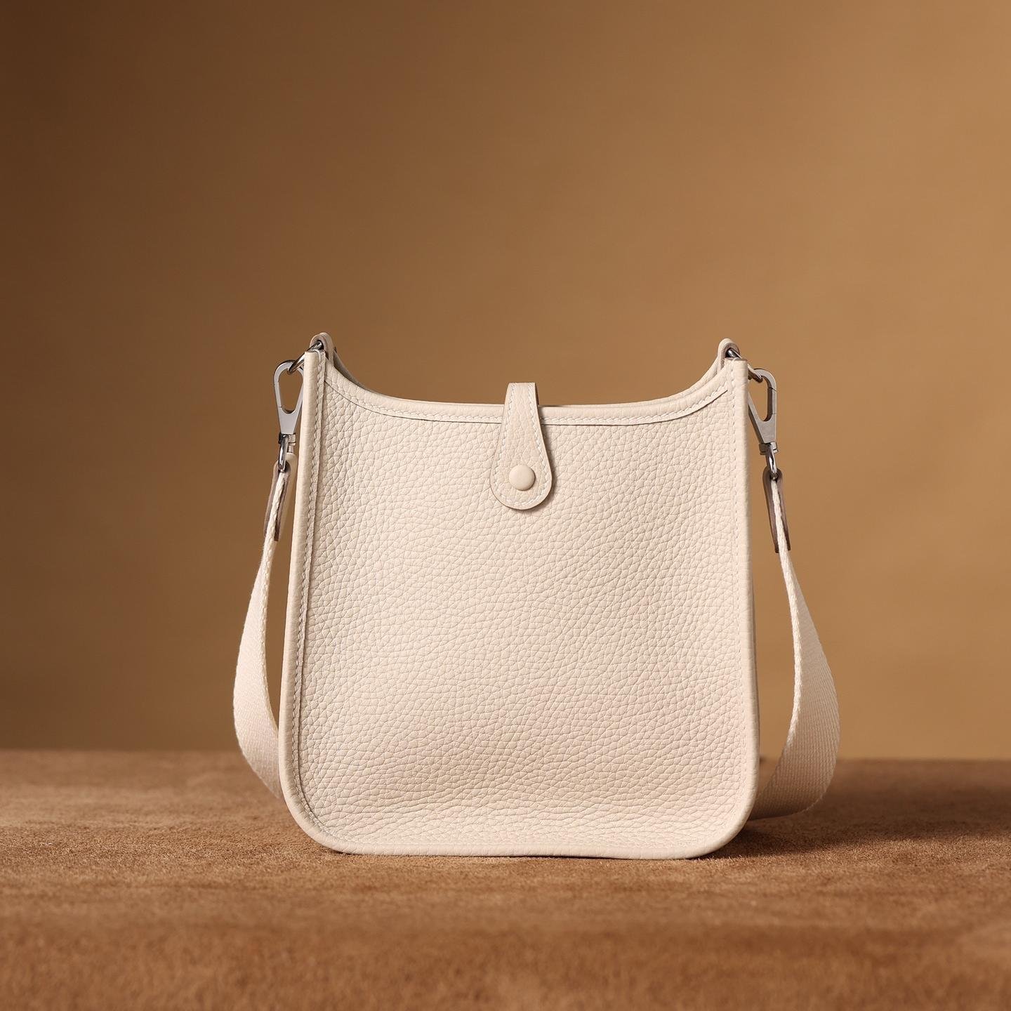 Evelyne Milk White Calfskin Silver Hardware18CM - 图片 4