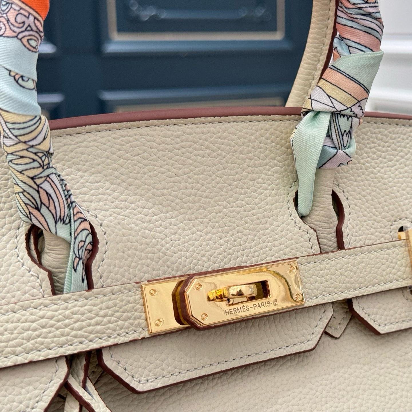 Hermès Birkin 30 in Cream Togo Leather with Gold Hardware - 图片 6