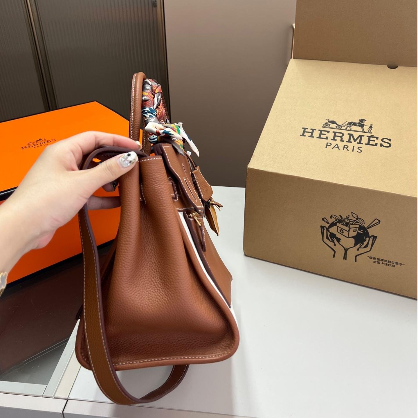 Birkin In & Out 30 in Canvas and Clemence Leather – Iconic Silhouette, Inside-Out Charm - 图片 4