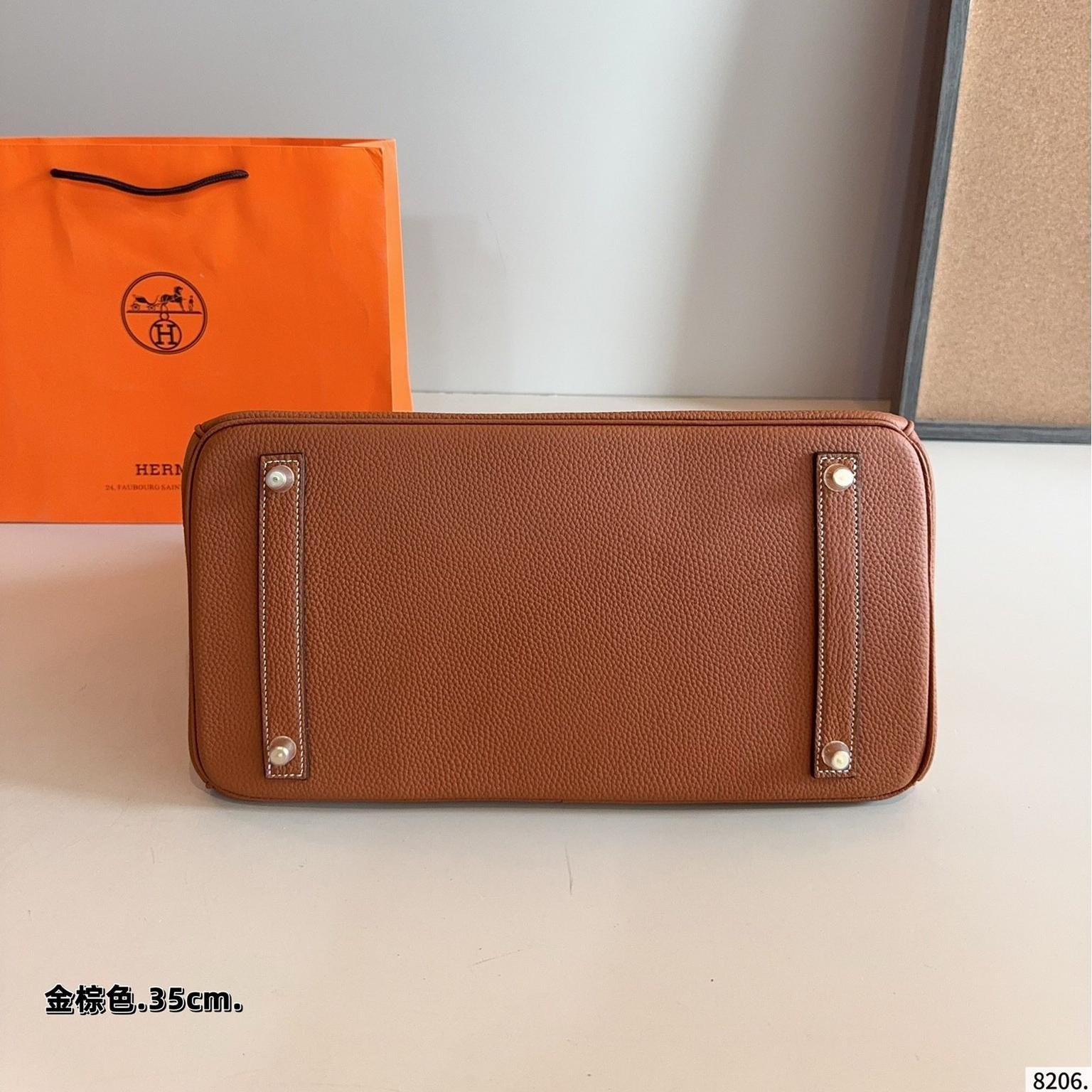 Hermès Birkin 35 Gold Togo Leather Handbag with Gold Hardware - 图片 5