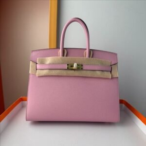 Birkin Platinum 25cm Top-Stitch [Mallow Purple] Gold Hardware