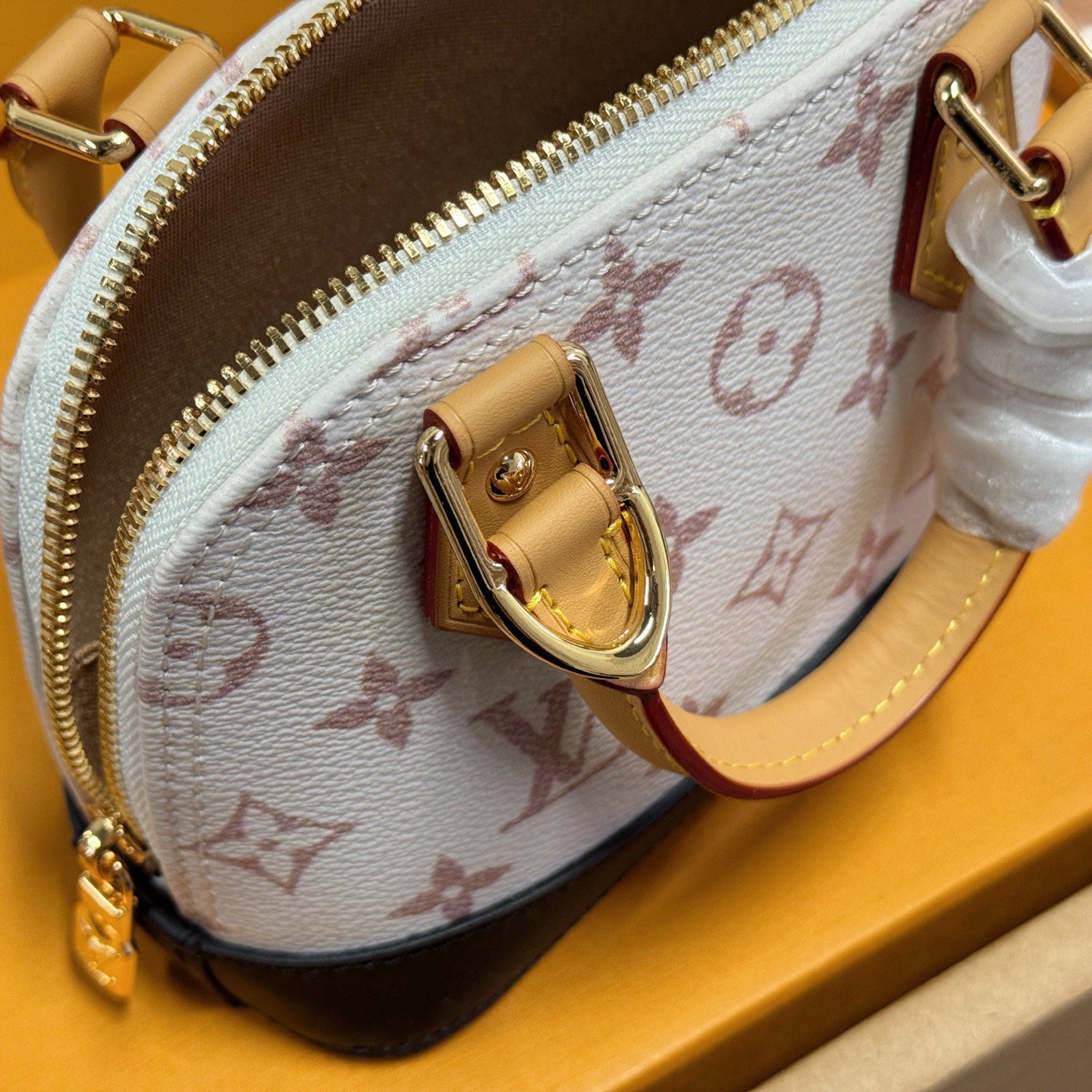 Alma Mini with Box Dune Color Shell Bag 21CM - 图片 9