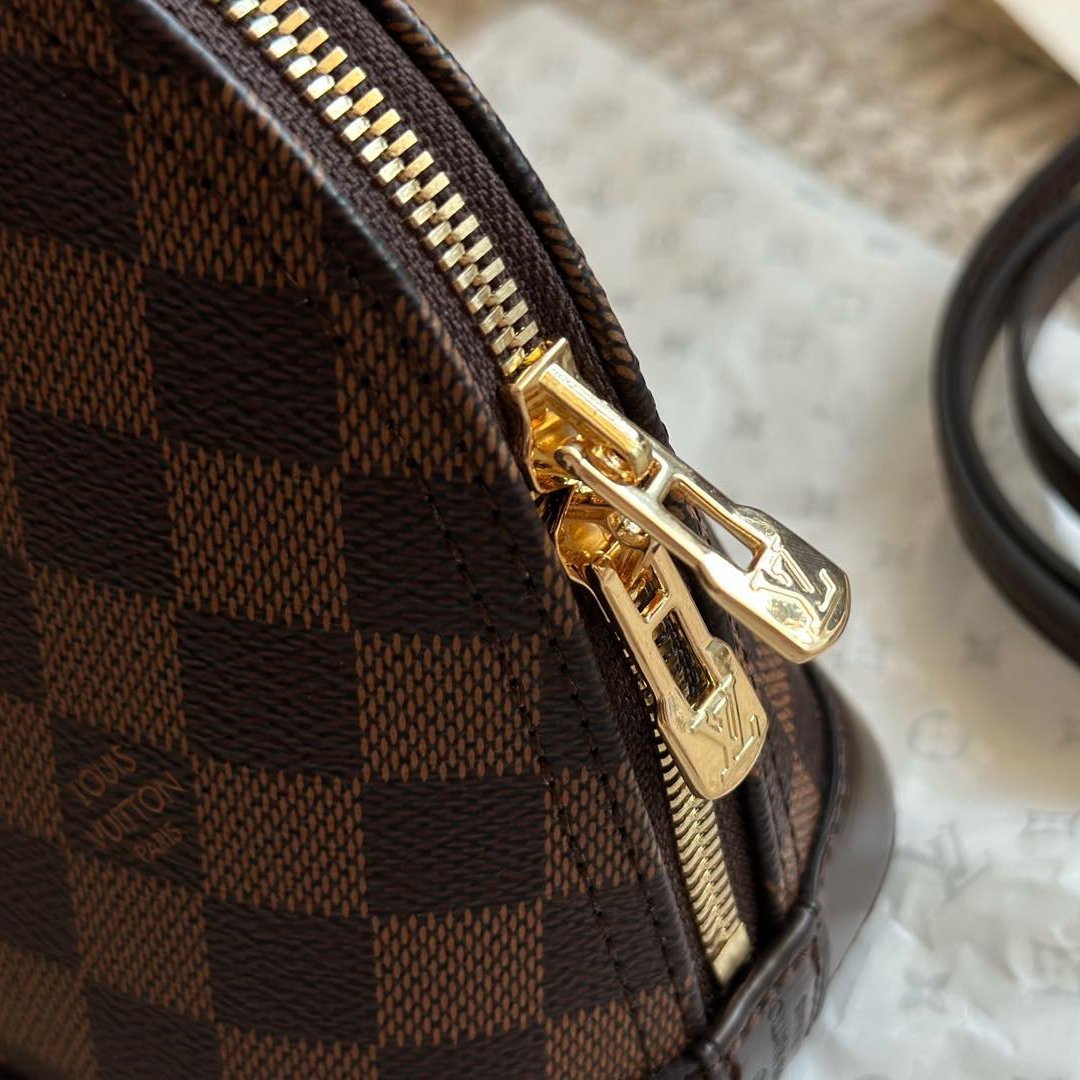Alma Brown & Dark Brown Damier Canvas 23.5CM - 图片 6