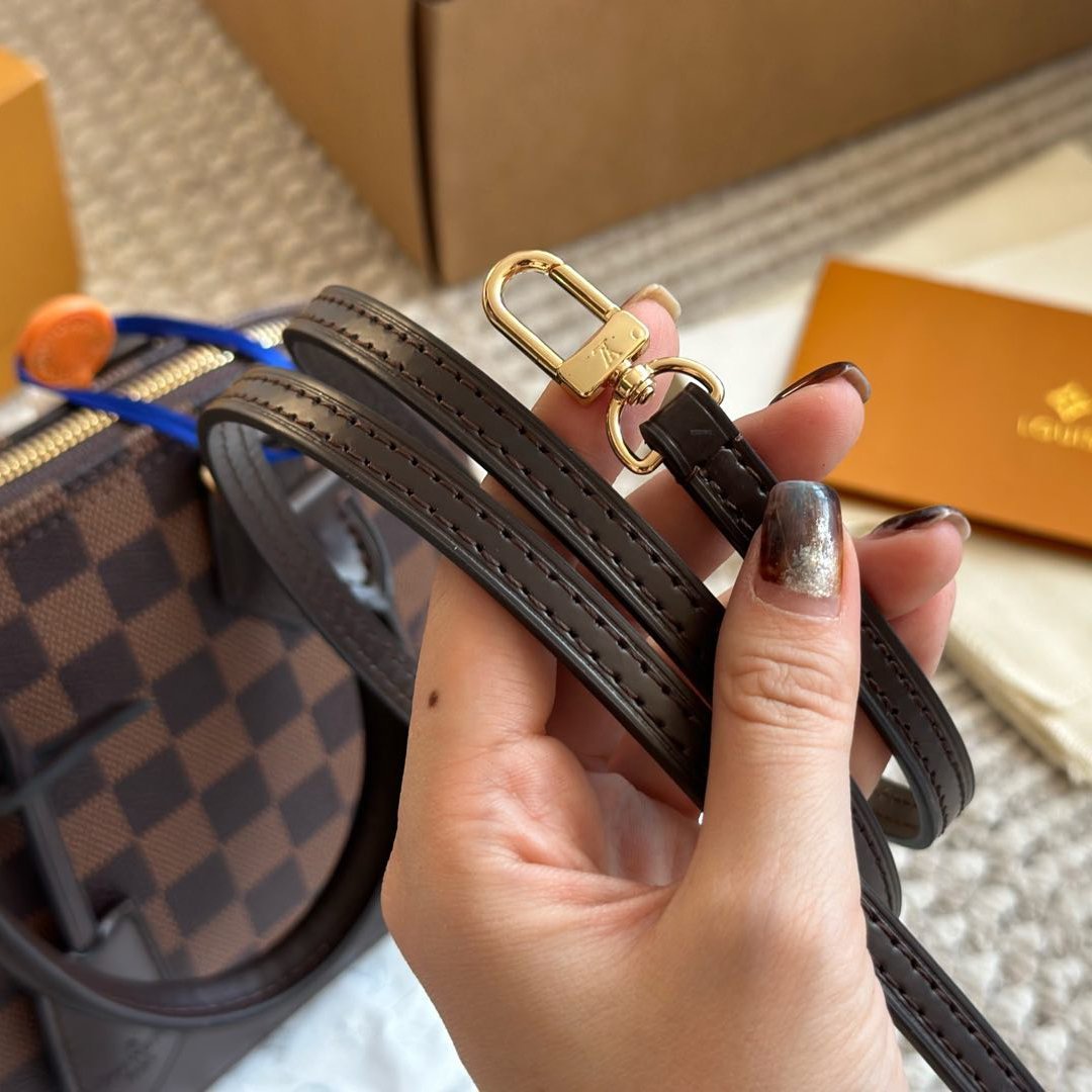 Alma Brown & Dark Brown Damier Canvas 23.5CM - 图片 8