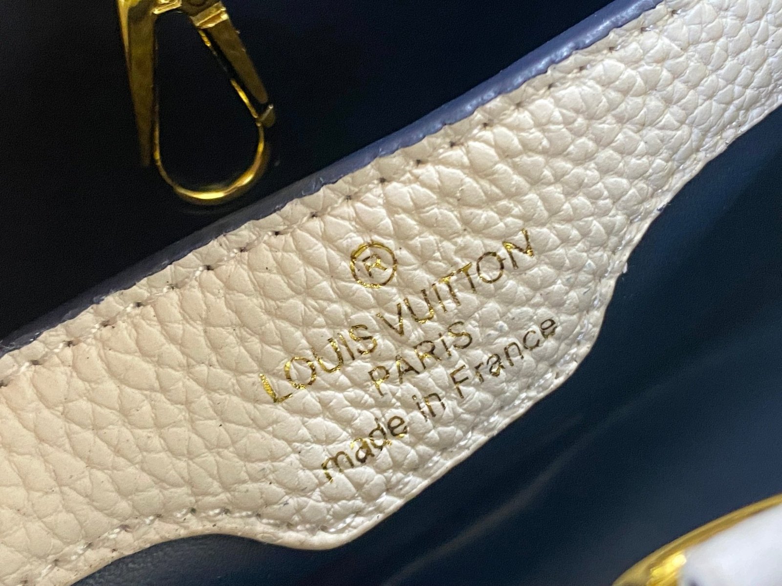 Capucines MINI Navy Blue Taurillon Leather 21CM - 图片 9