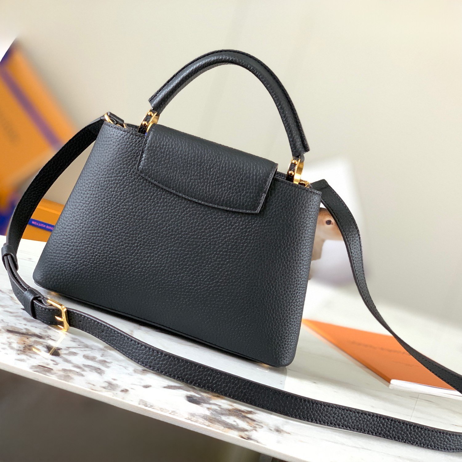 Capucines BB Black Taurillon Leather 27CM - 图片 3
