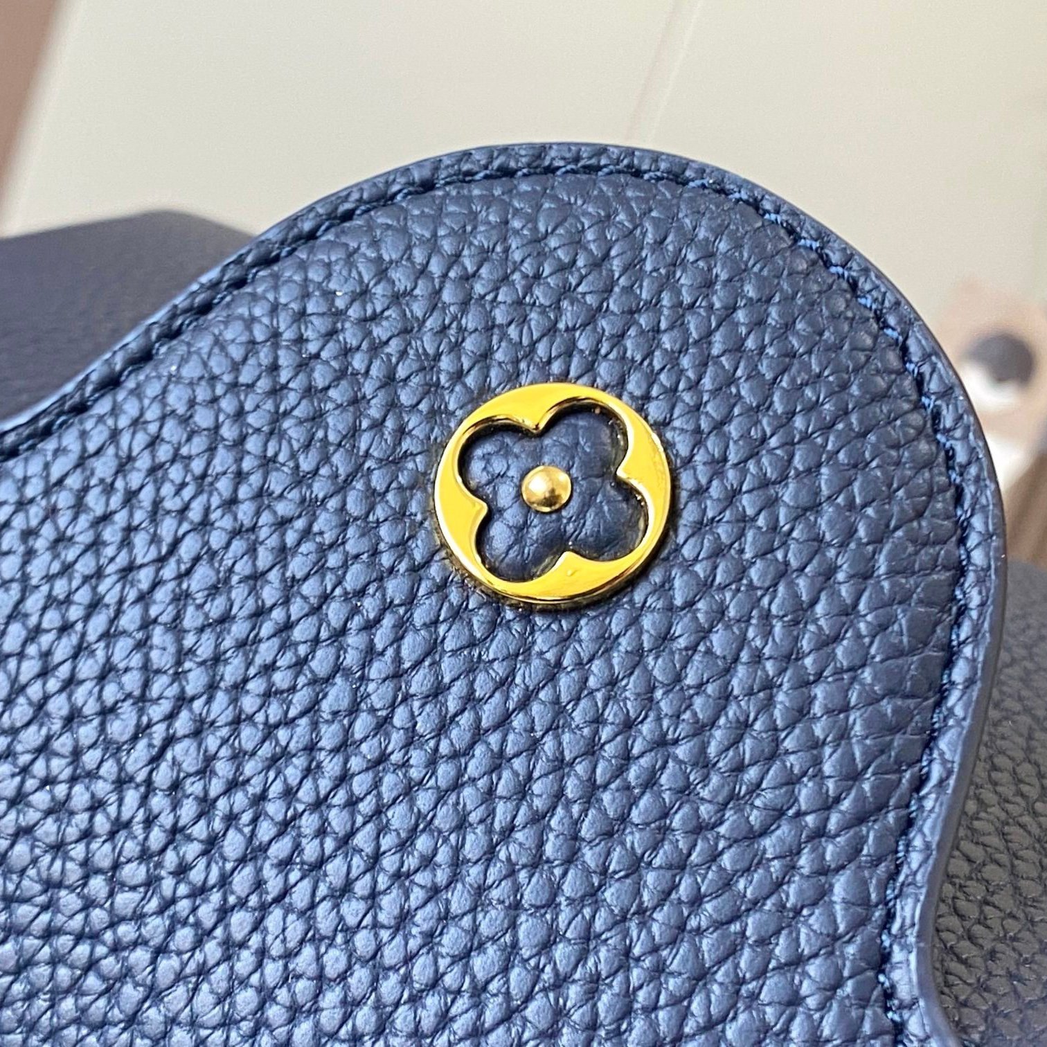 Capucines MINI Navy Blue Taurillon Leather 21CM - 图片 7