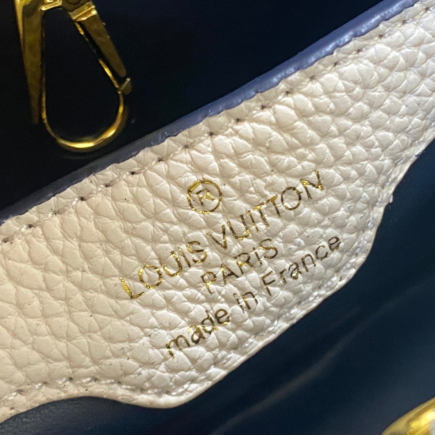 Capucines MINI Navy Blue Taurillon Leather 21CM - 图片 9