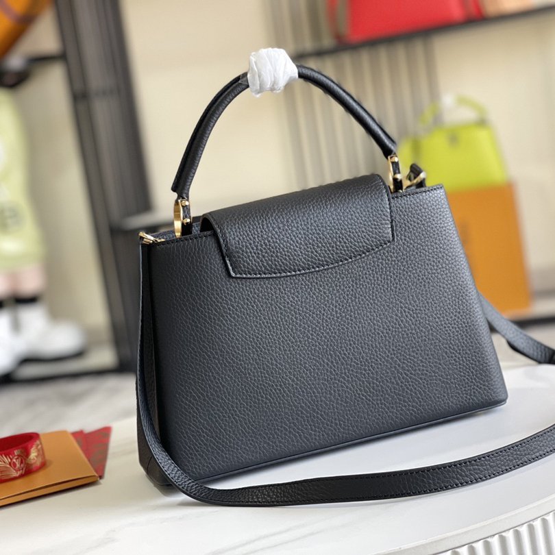 Capucines MM Black Taurillon Leather 31.5CM - 图片 4