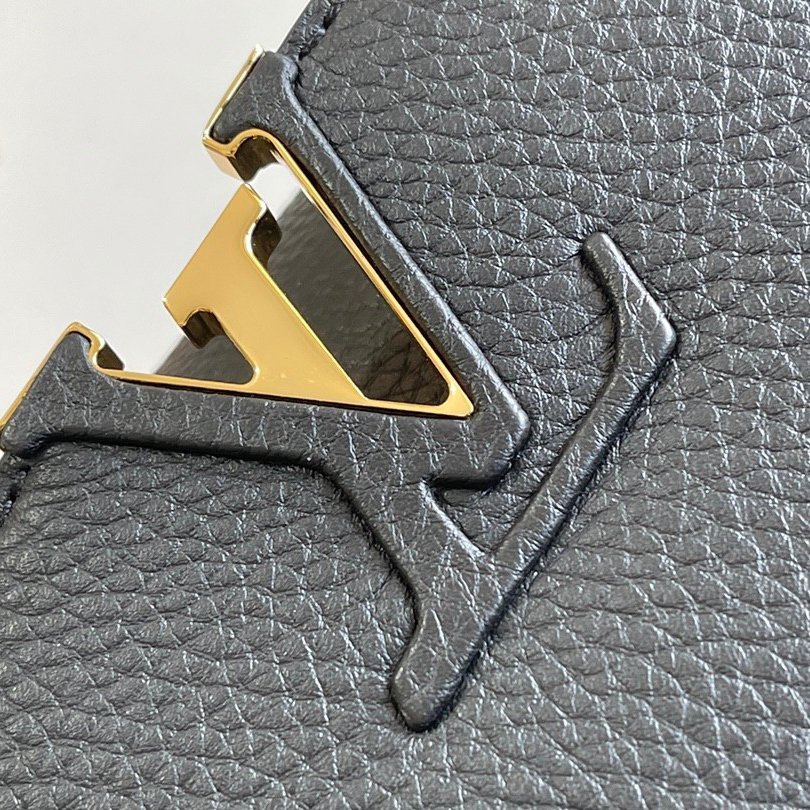 Capucines MM Black Taurillon Leather 31.5CM - 图片 5