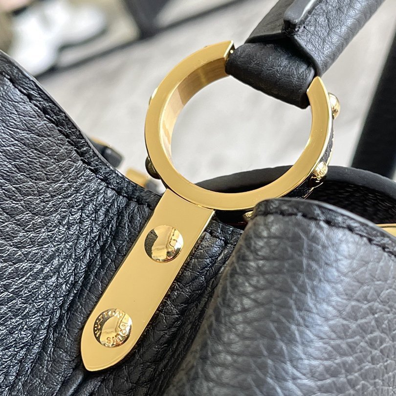 Capucines MM Black Taurillon Leather 31.5CM - 图片 6