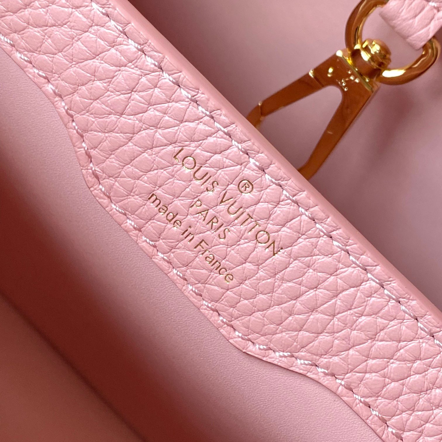 Capucines MM Pink Taurillon Leather 31.5CM - 图片 8