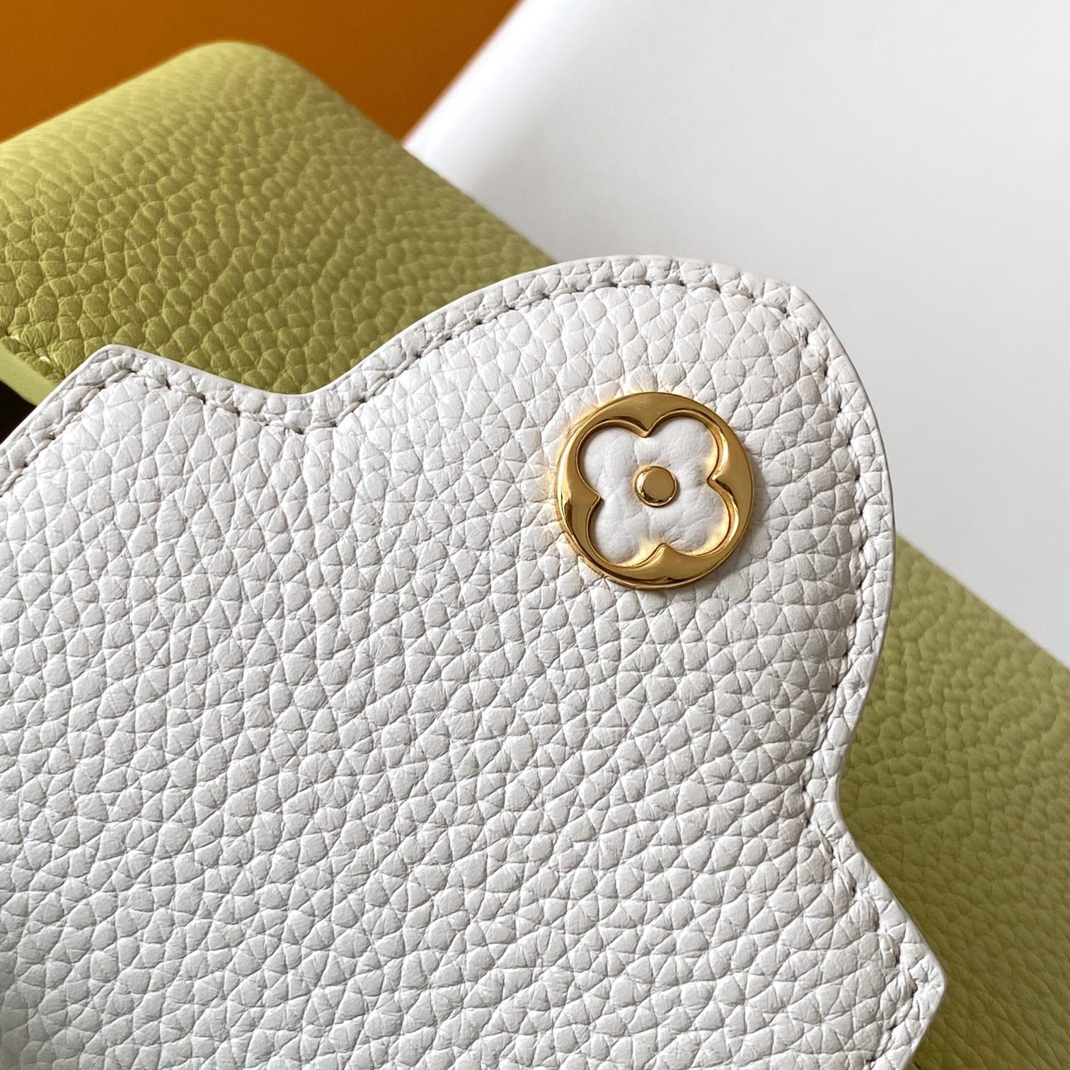 Capucines MINI Lemon Yellow Taurillon Leather 21CM - 图片 7