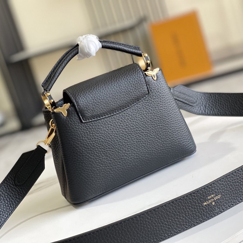 Capucines MINI Black Taurillon Leather 21CM - 图片 4