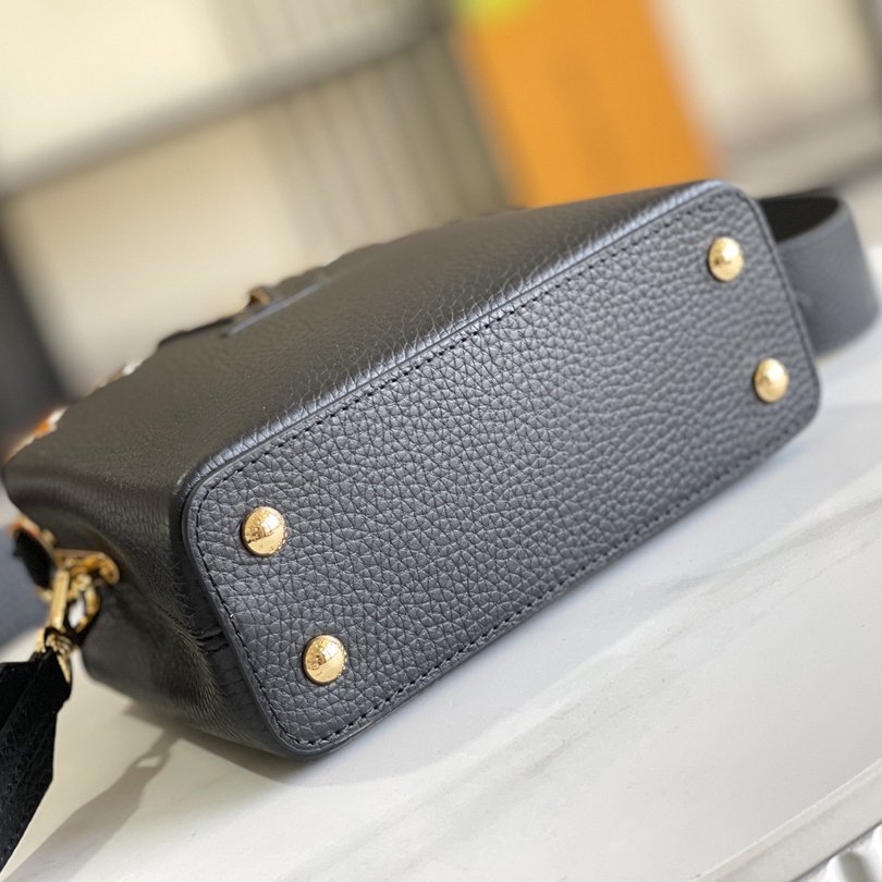 Capucines MINI Black Taurillon Leather 21CM - 图片 5