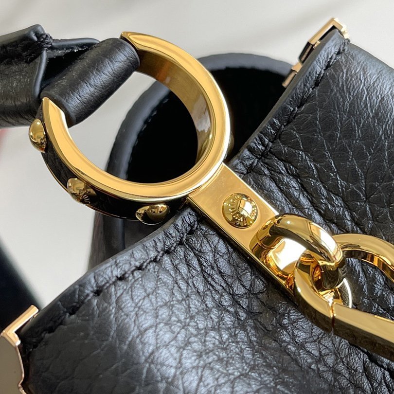 Capucines MINI Black Taurillon Leather 21CM - 图片 6