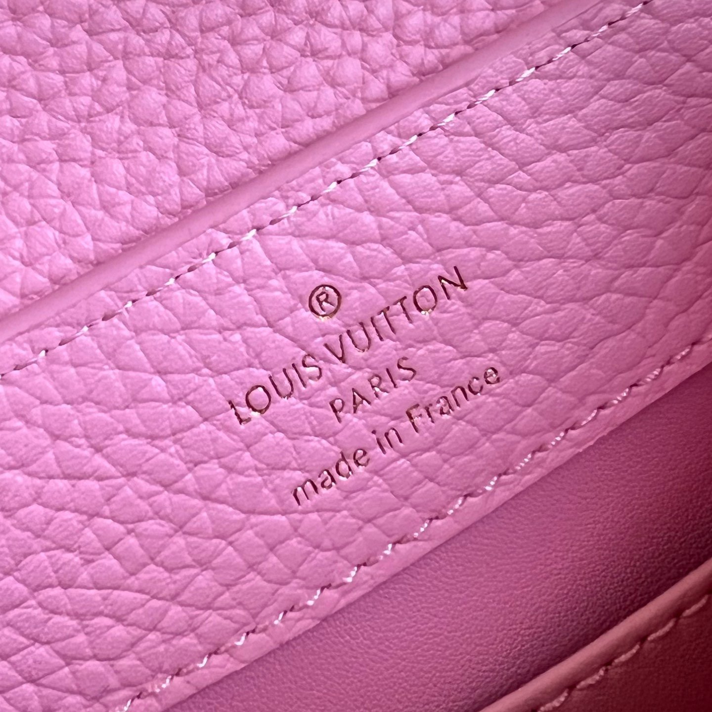 Capucines MINI Pink Taurillon Leather 21CM - 图片 6