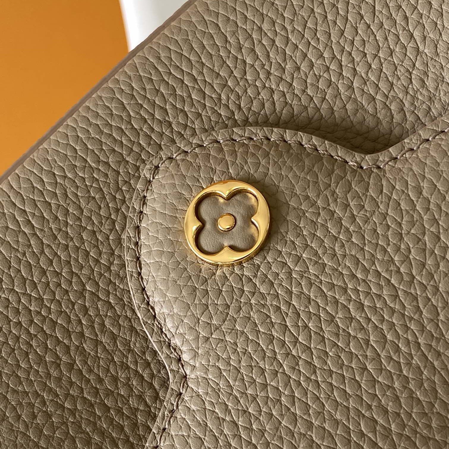 Capucines MINI Grey Taurillon Leather 21CM - 图片 7