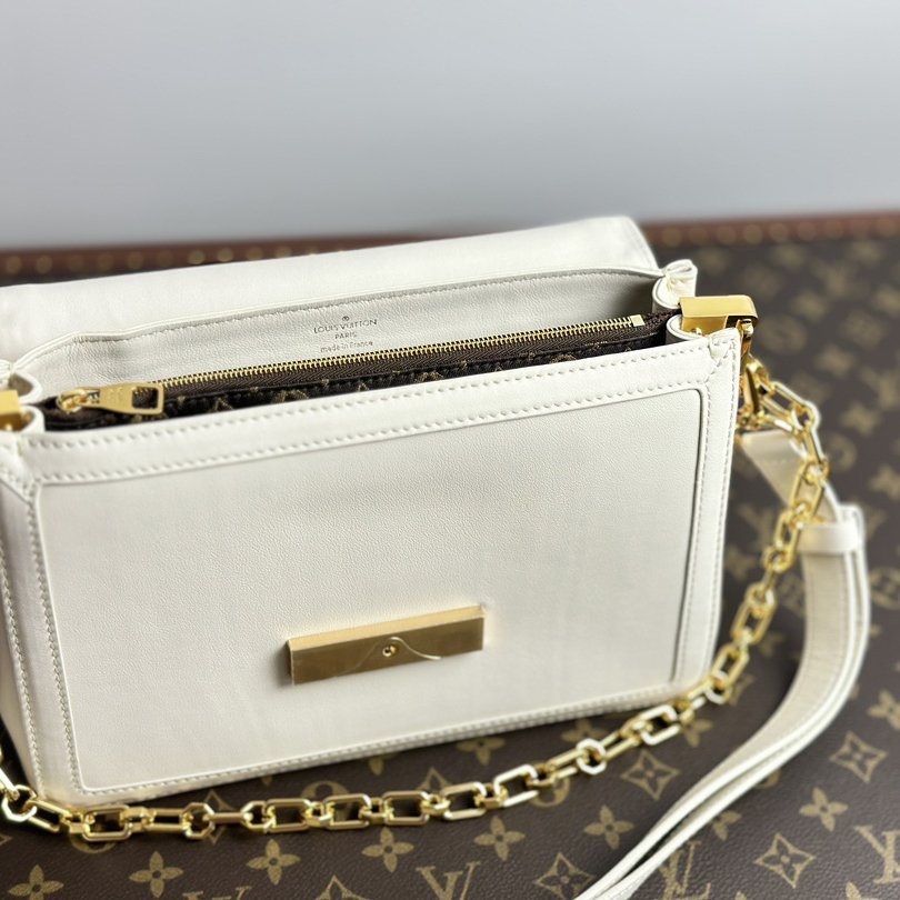 Dauphine MM White Calfskin 25CM - 图片 6