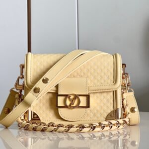 Dauphine Mini Yellow Monogram Canvas 20CM