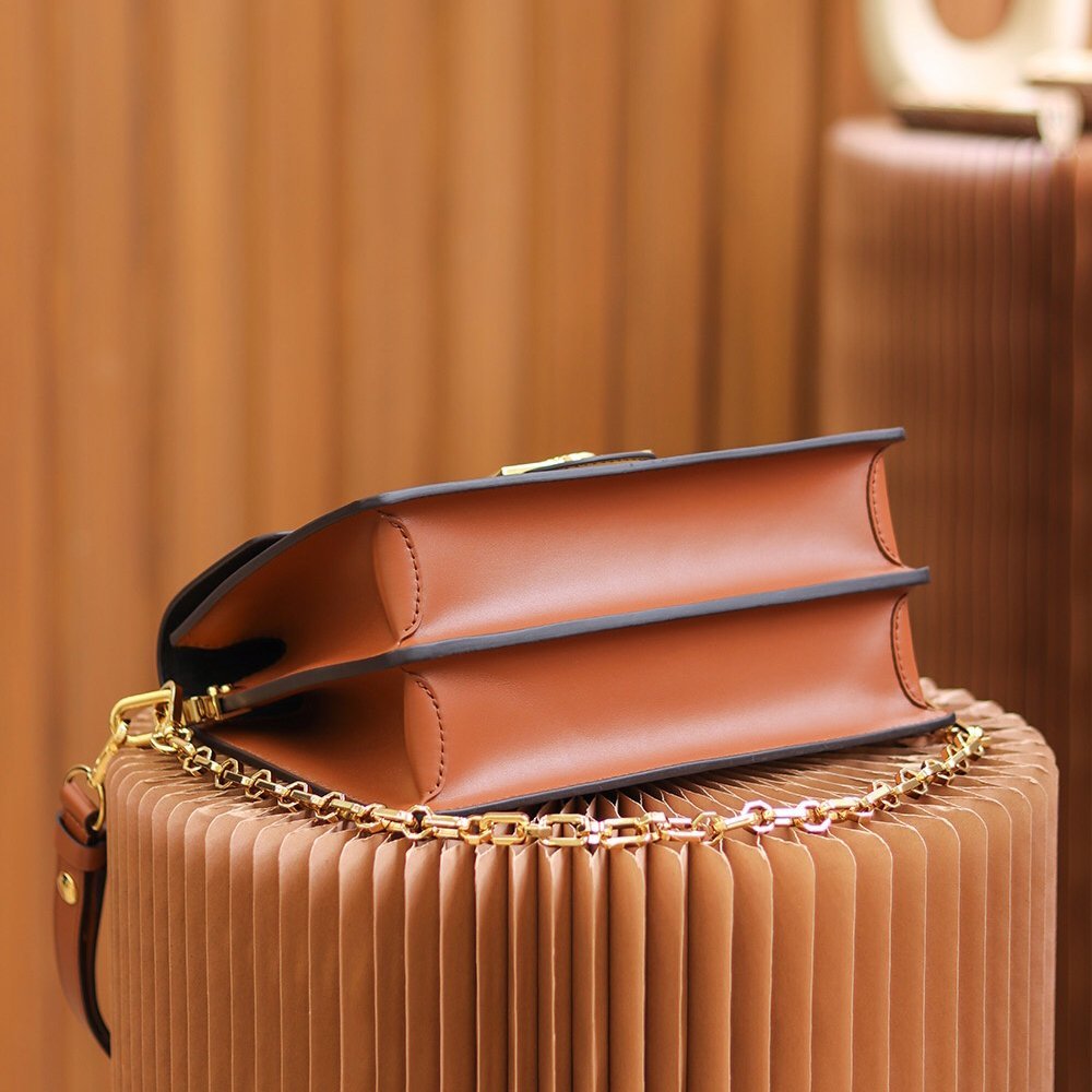 Dauphine MM Brown Monogram Canvas and Taurillon Leather 25CM - 图片 6