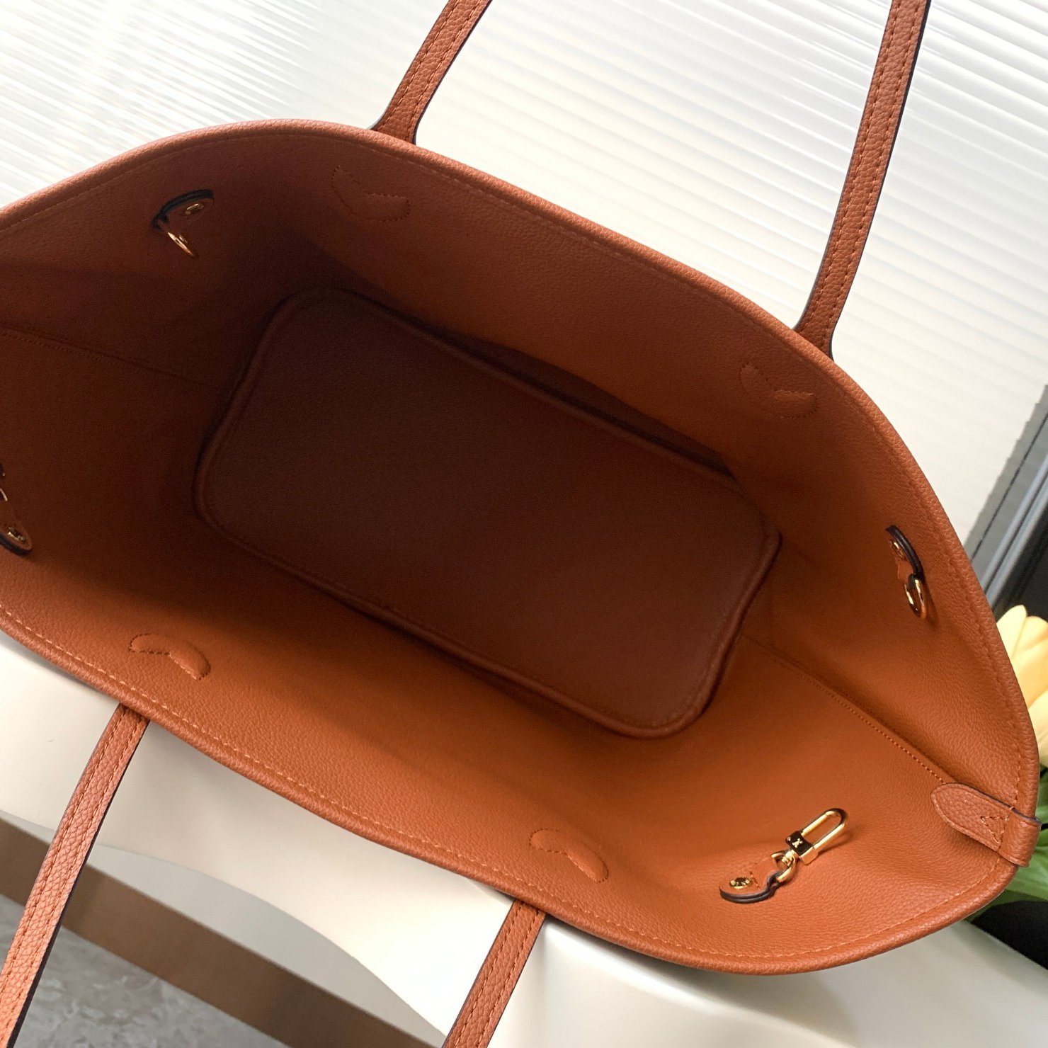 Neverfull MM Caramel Brown Canvas 31CM - 图片 7