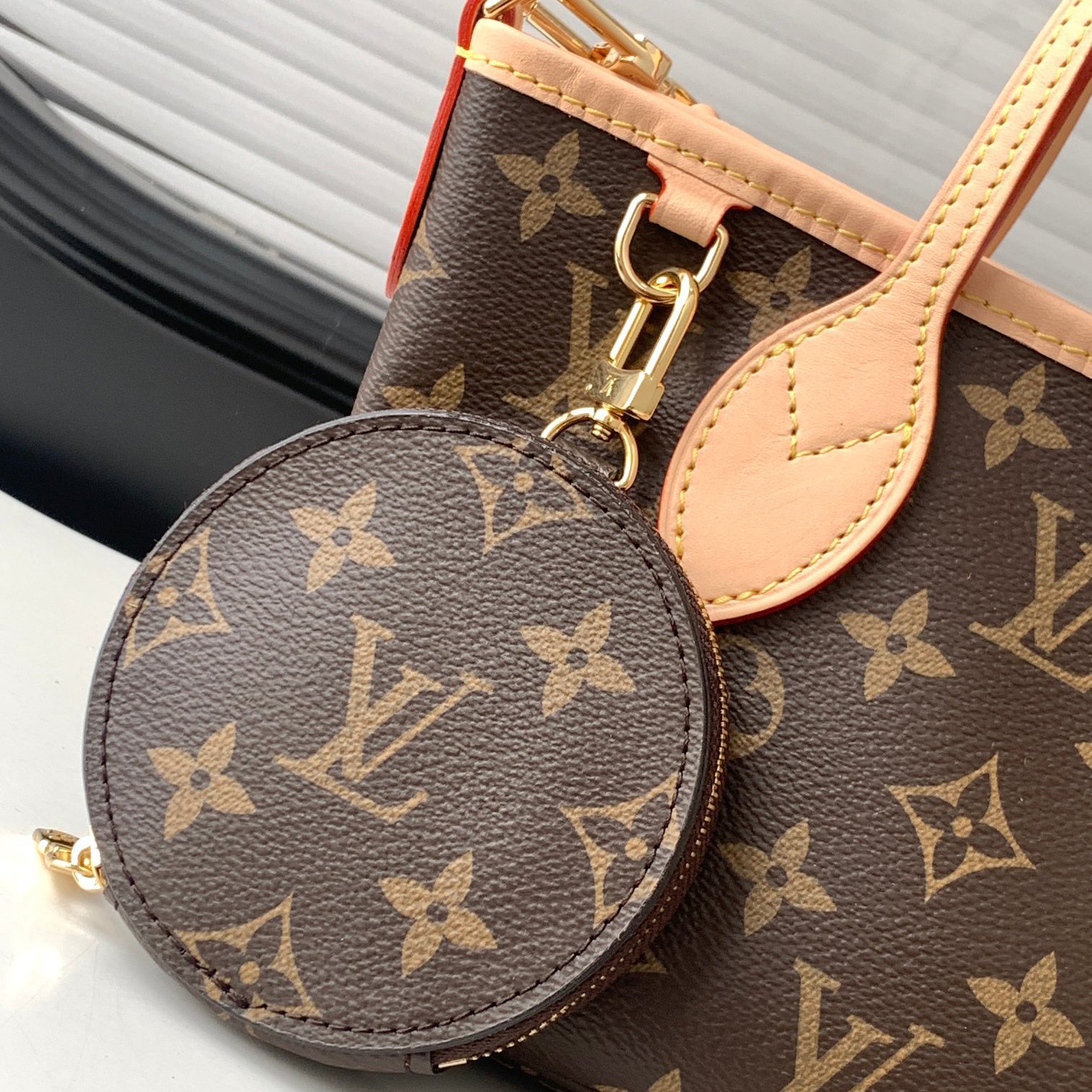 Neverfull BB Brown Canvas 24CM - 图片 4