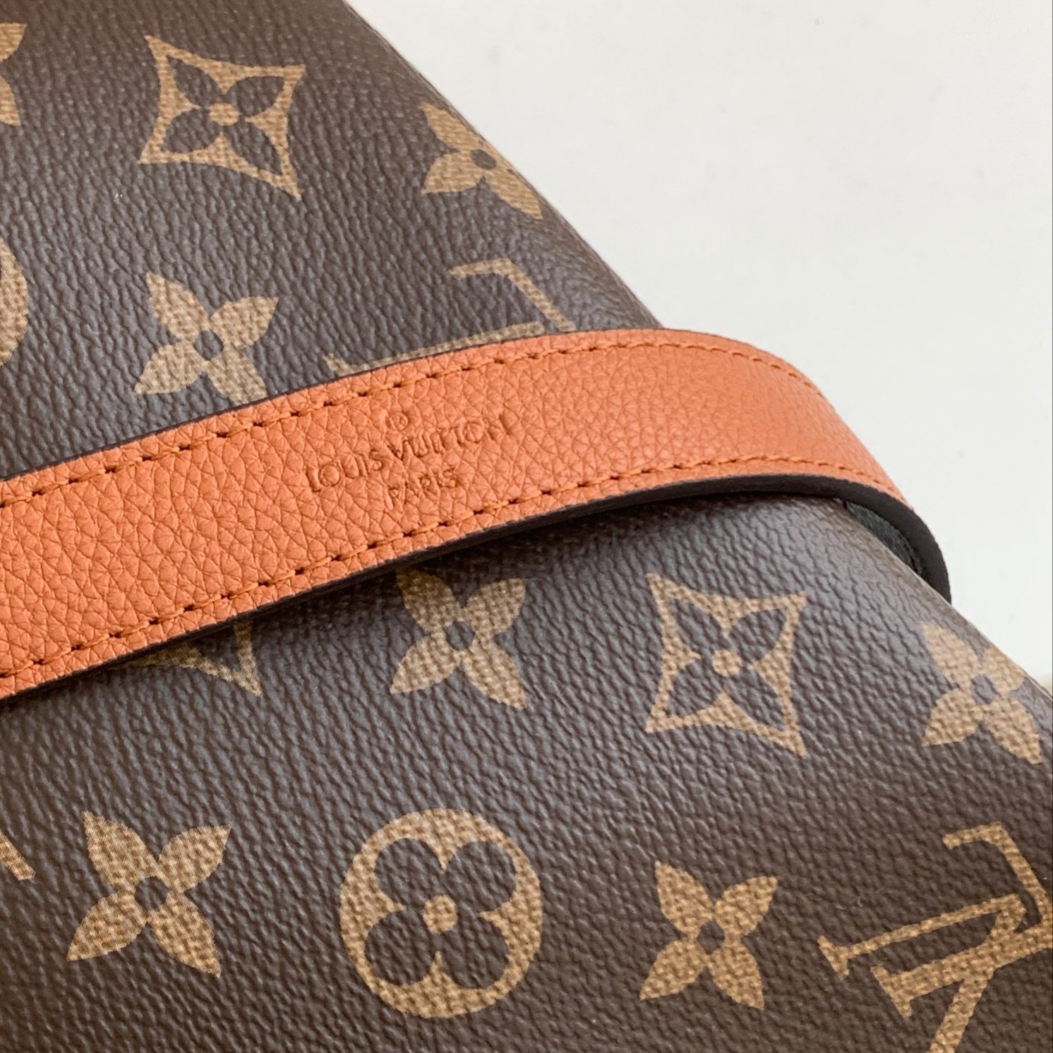 Neverfull BB Brown Canvas with Caramel Leather 24CM - 图片 7