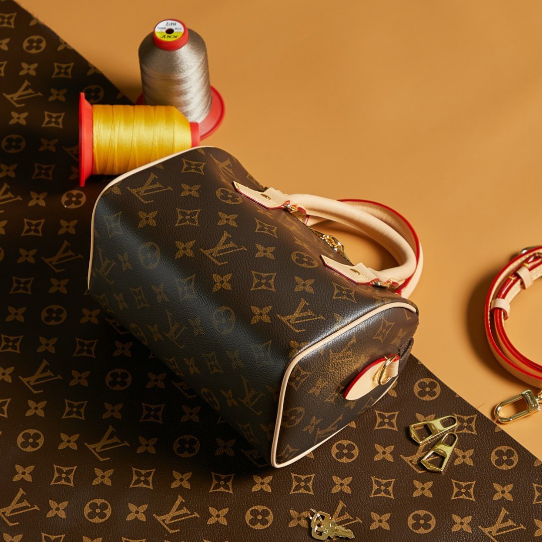Speedy Brown Coated Canvas 20CM - 图片 3