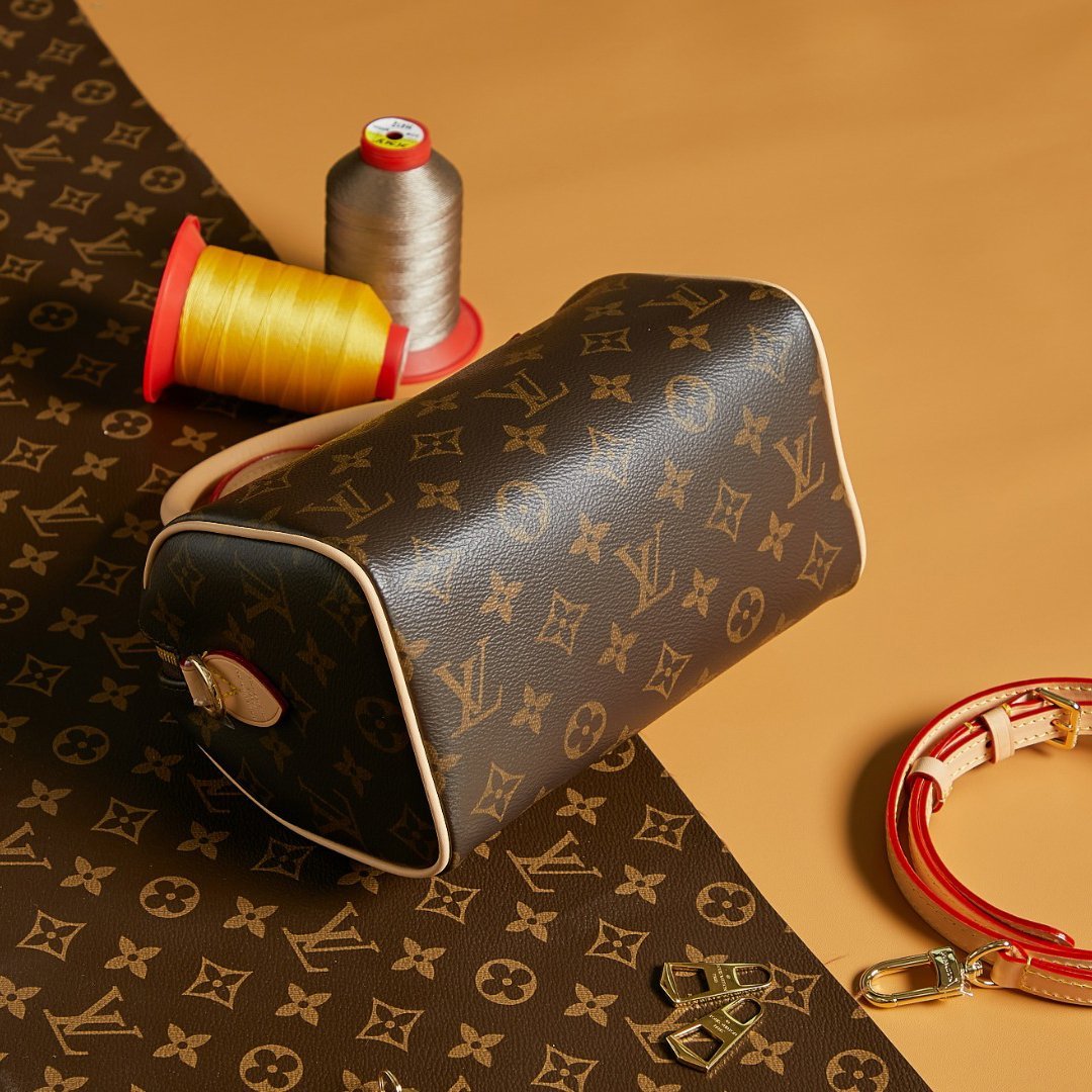 Speedy Brown Coated Canvas 20CM - 图片 4