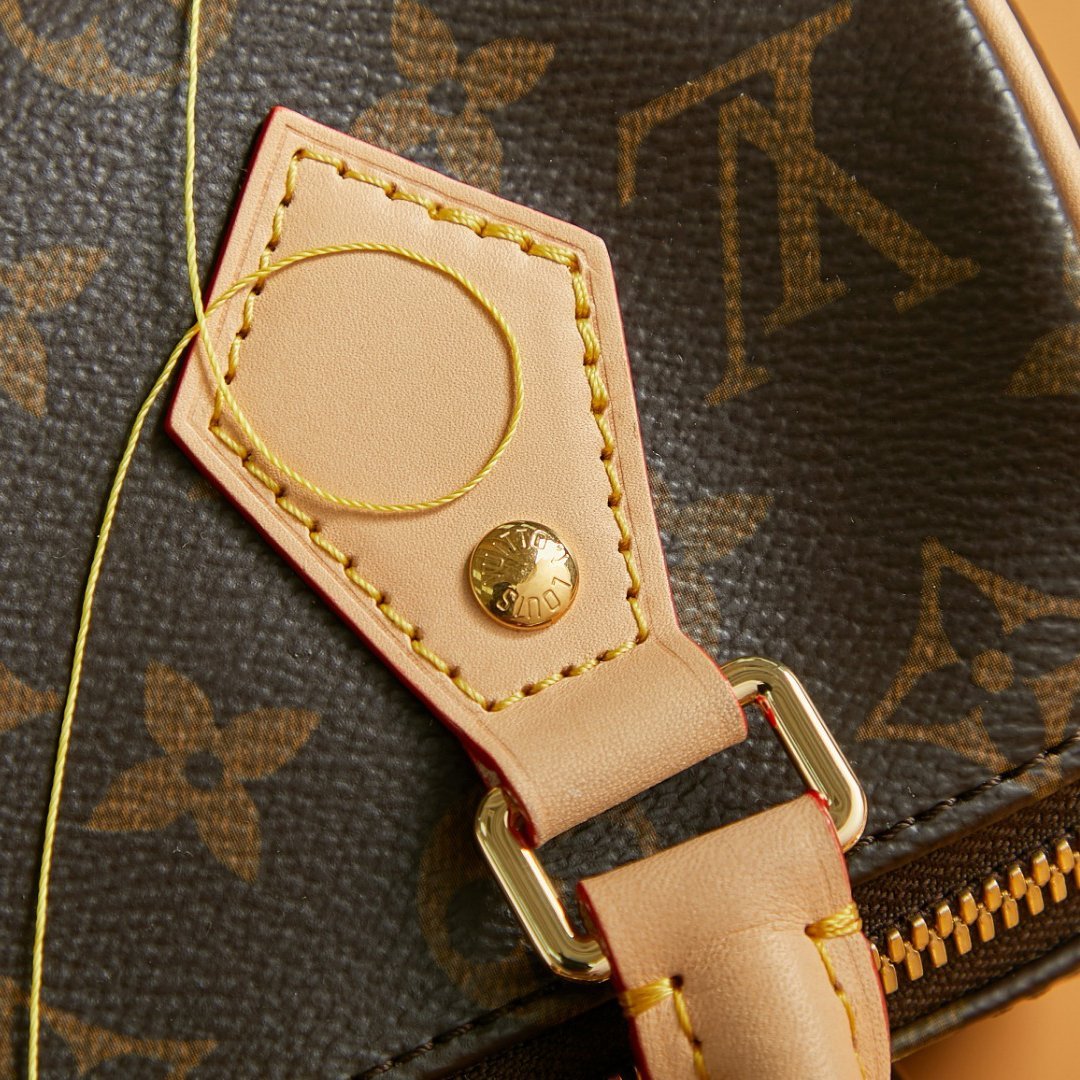 Speedy Brown Coated Canvas 20CM - 图片 8